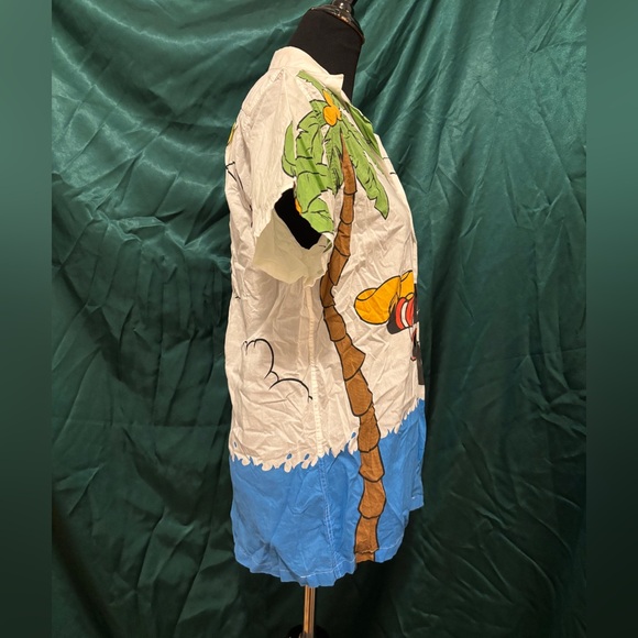 VINTAGE Tropical Mickey Mouse Shirt - Picture 5 of 6